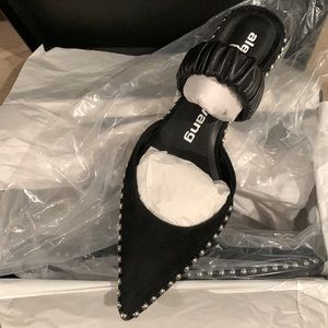 Alexander Wang Black Suede Nina Heels